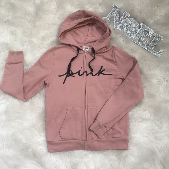 PINK Victoria's Secret Tops - Pink Victoria secret zip hoodie